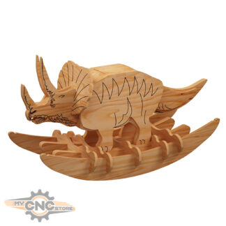 triceratops rocking horse